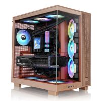 Thermaltake View 380 XL TG ARGB, Midi Tower, PC, Sand, ATX, micro ATX, Mini-ITX, SPCC, Gehärtetes Glas, Gaming