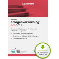 Lexware anlagenverwaltung pro 2025 - Abonnement-Lizenz (1 Jahr)