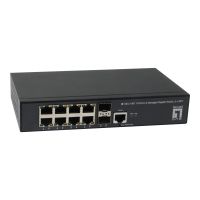 LevelOne GEL-1061 - Switch - managed - 8 x 10/100/1000 + 2 x SFP
