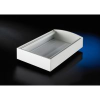 AGFEO 6101147, Aluminium, Weiß