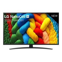 LG 43NANO81A6A - 109 cm (43") Diagonalklasse Nano81 Series LCD-TV mit LED-Hintergrundbeleuchtung - Smart TV - webOS - 4K UHD (2160p)