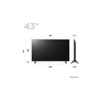 LG 43UR78006LK - 108 cm (43") Diagonalklasse UR78 Series LCD-TV mit LED-Hintergrundbeleuchtung - Smart TV - ThinQ AI, webOS - 4K UHD (2160p)