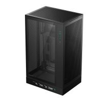 Deepcool CH270 Digital, Mini Tower, PC, Schwarz, micro ATX, Mini-ITX, Acrylnitril-Butadien-Styrol (ABS), SPCC, Gehärtetes Glas, 17,4 cm