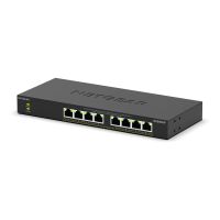 Netgear 300 Series GS308LP - Switch - Wesentliches - unmanaged - 8 x 10/100/1000 (PoE+)