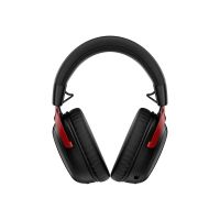 HyperX Cloud III IDS-Wireless-Gaming-Headset (schwarz-rot), Kabellos, Gaming, 20 - 20000 Hz, 340 g, Kopfhörer, Schwarz, Rot