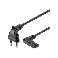 Wentronic goobay NK 104 S-200 TV - Stromkabel - power IEC 60320 C7 zu Eurostecker (M)