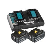 Makita DC18RD - Batterieladegerät + Batterie 2 x