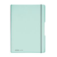 Herlitz 11408655, Monochromatisch, Mintfarbe, A4, 40 Blätter, 80 g/m², Universal