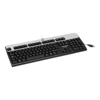 HP Standard - Tastatur - USB - Französisch - tiefschwarz