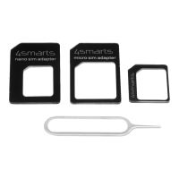 4smarts Adapterkit für SIM-Karte - Schwarz