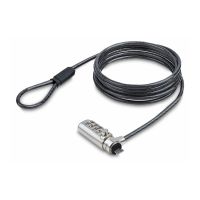 StarTech.com Slim Lock K-Slot Compatible, 6.6ft Combination Locking Cable