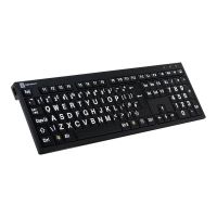 Logickeyboard Largeprint - Tastatur - USB - Weiß