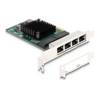 Delock Netzwerkadapter - PCIe 2.0 x4 Low-Profile