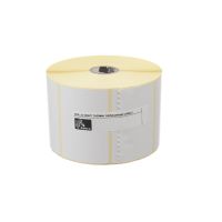 Zebra Z-Select 2000T - Matt - permanenter Acrylklebstoff - beschichtet - perforiert - 6,3 mil - weiß - 64 x 102 mm 4400 Etikett(en) (4 Rolle(n)