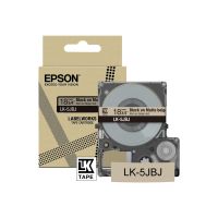 Epson LabelWorks LK-5JBJ - Schwarz auf Mattbeige - Rolle (1,8 cm x 8 m)