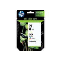 HP 21/22 - 2er-Pack - Schwarz, Farbe (Cyan, Magenta, Gelb)
