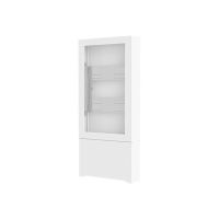 Chief Impact Floor Kiosks Series LF55UWP - Aufstellung - Hochformat - für LCD / AV System - verriegelbar - weiß - Bildschirmgröße: 139.7 cm (55")