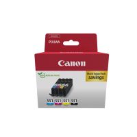 Canon CLI-551 C/M/Y/BK Multipack, Schwarz, Cyan, Magenta, Gelb, 4 Stück(e), Multipack