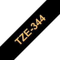 Brother TZE-344, Gold auf Schwarz, TZe, Wärmeübertragung, China, 5 Jahr(e), Brother