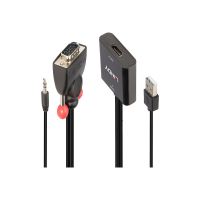 Lindy Videoadapter - HD-15 (VGA), USB (nur Strom)