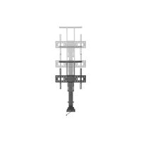 Equip Halterung - Pop-out - für Videoleinwand - stainless steel - Schwarz - Bildschirmgröße: 94-177.8 cm (37"-70")