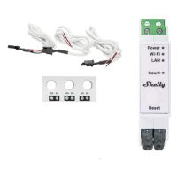 Shelly Pro 3EM-3CT63, AC, 63 A, 50 - 60 Hz, 94 mm, 19 mm, 69 mm
