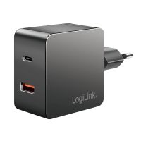 LogiLink PA0310, Drinnen, AC, 20 V, 3 A, Schwarz