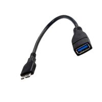 ALLNET USB_3.0_OTG_MICRO_ADAPTER, 0,15 m, USB A, Micro-USB B, USB 3.2 Gen 1 (3.1 Gen 1), Schwarz