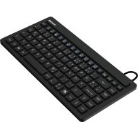 KeySonic KSK-3230 IN (US), Mini, Kabelgebunden, USB, QWERTY, Schwarz