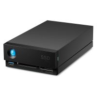 LaCie 1big Dock SSD Pro STHW4000800 - Festplatten-Array - 4 TB - 1 Schächte - SSD 4 TB x 1 - Thunderbolt 3, USB 3.1 (extern)
