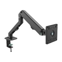 Vision VFM-DA/4 - Befestigungskit (VESA-Hülle, C-Klammer, Gelenkarm, VESA-Adapter) - Doppelgelenk - für LCD-Display / Notebook / Tablet - Aluminium, Stahl - mattschwarz - Bildschirmgröße: 25.4-68.6 cm (10"-27")