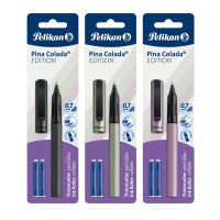 Pelikan Pina Colada Edition, Stick Pen, Gemischte Farben, Blau, 0,7 mm, Fein, Beidhändig