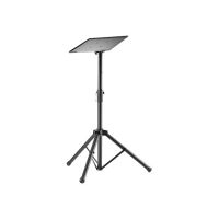 Manhattan TV/Monitor/Projector/Laptop Mount, Tripod Floor Stand, 1 screen/device, Screen Sizes: 13-32", VESA 75x75 to 100x100mm, Max 15kg, Height Adjustable, Black, Lifetime Warranty - Aufstellung - Stativ - für Notebook / Tablet / Projektor - tragbar - S