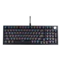 XPG SORCERER GAMING-TASTATUR, Kabelgebunden, USB, Mechanischer Switch, QWERTY, RGB-LED, Schwarz
