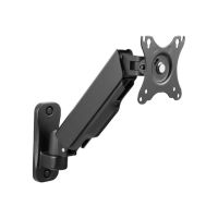Equip Befestigungskit (Wandmontagehalterung, Schrauben) - Gasfeder - für LCD-Display / Curved LCD-Display - arm length 290 mm - Metall, Kunststoff, stainless steel - Schwarz - Bildschirmgröße: 43.2-81.3 cm (17"-32")