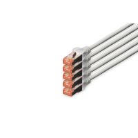 DIGITUS CAT 6 S/FTP Patchkabel, 5 Stück