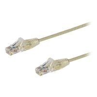 StarTech.com 1m Slim LSZH CAT6 Ethernet Cable, 10 Gigabit Snagless RJ45 100W PoE Patch Cord, CAT 6 10GbE UTP Network Cable w/Strain Relief, Grey, ETL, Low Smoke Zero Halogen - Category 6 - 28AWG (N6PAT100CMGRS)