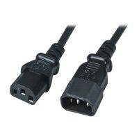 M-CAB Stromkabel - power IEC 60320 C13 zu IEC 60320 C14
