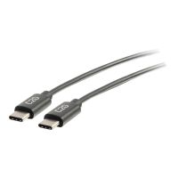 C2G 0.9m (3ft) USB C Cable - USB 2.0 (3A) - M/M USB Type C Cable - Black - USB-Kabel - USB-C (M)