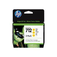 HP 712 - 3er-Pack - 29 ml - Gelb - original - DesignJet