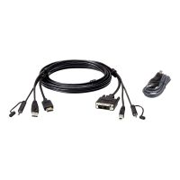 ATEN 2L-7D02DH - Tastatur- / Video- / Maus- (KVM-)