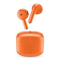 Cellularline Music Sound SWAG WIRELESS EARPHONES, Kabellos, Anrufe/Musik, 65 g, Kopfhörer, Orange