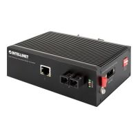 Intellinet Industrial Fast Ethernet Media Converter, 100Base-TX to 100Base-FX (SC)