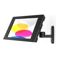 Compulocks Apex - Befestigungskit (Gehäuse, Schwenkarm) - für Tablett - verriegelbar - Metallrahmen - Schwarz - Wandmontage, Thekenbereich, flach oberflächenmontierbar - für Apple 10.9-inch iPad (10. Generation)