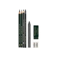 FABER-CASTELL Pitt Graphite set - Farbstift- und Bleistift-Set