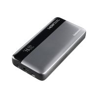 Intenso 7350060, 25000 mAh, Lithium-Ion (Li-Ion), Power Delivery, 140 W, Schwarz, Grau