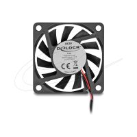 Delock Gehäuselüfter - axial - 60 mm - Schwarz