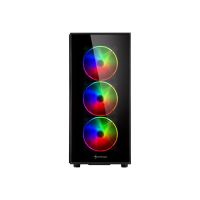 Sharkoon TG5 PRO RGB - Tower - ATX - Seitenteil mit Fenster (gehärtetes Glas)