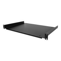 StarTech.com 1HE 19 Zoll Fachboden für netzwerk schrank - Freitragende Rack ablage für Serverschrank/Rack - Frontmontage - Belastbarkeit 25kg - 30cm tiefe Rackablage (SHELF-1U-12-FIXED-S)
