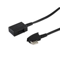 S/CONN maximum connectivity S-Impuls 70215-, 15 m, TAE F, TAE F, Schwarz, Männlich/Weiblich, Flach